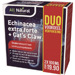 all natural echinacea extra forte + cats claw, 200 ml