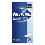 nicotinell kauwgom cool mint 4 mg, 24 stuks