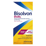 bisolvon dual droge hoest/keelirritatie siroop, 100 ml