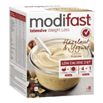 Modifast Intensive Pudding Hazelnoot & Yoghurt 8 Zakjes, 440 gram