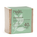 Najel Aleppo Zeep Laurier Olie 40%, 185 gram
