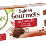 Bisson Chocolade Koekjes Sables Gourmet Bio, 150 gram