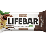 Lifefood Lifebar Inchoco Raw Chocolade Vanille Bio, 40 gram