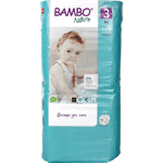 Bambo Babyluier Midi 3 4 - 8 Kg, 52 stuks