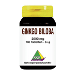 Snp Ginkgo Biloba 2500 Mg, 100 tabletten