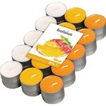 Bolsius Geurtheelicht Multi Colour Brick 30 Mango, 18 stuks