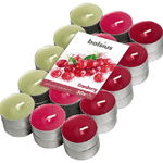 Bolsius Geurtheelicht Multi Colour Brick 30 Cranberry, 18 stuks