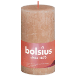 Bolsius Rustiekkaars Shine 130/68 Misty Pink, 1 stuks
