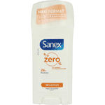 Sanex Deodorant Stick Zero % Sensitive, 65 ml