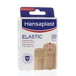 Hansaplast Pleisters Elastic Waterproof, 20 stuks