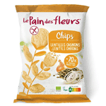 Pain Des Fleurs Chips met Linzen en Ui Bio, 50 gram