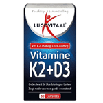 Lucovitaal Vitamine K2 + D3, 60 capsules
