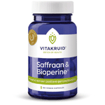 vitakruid saffraan 28 mg (affron) & bioperine, 60 veg. capsules