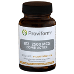 proviform vitamine b12 1500mcg combi actief folaat, 120 zuig tabletten