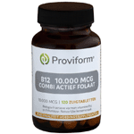 proviform vitamine b12 10.000mcg combi actief folaat, 120 zuig tabletten