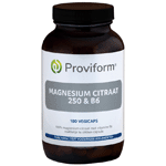 proviform magnesium citraat 250 & b6, 180 veg. capsules