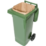 biomat wastebag compostable paper 120 x 140, 25 stuks