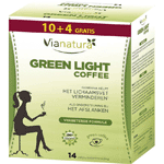vianatura green light coffee 10+4 gratis, 14 stuks