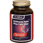 all natural echinacea forte plus cats claw, 120 capsules