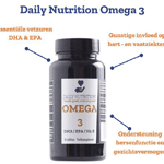 daily nutrition omega 3, 60 capsules