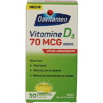 davitamon vitamine d 70 mcg plantaardig, 30 tabletten