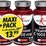 lucovitaal vitamine c 1000 3-pack, 180 stuks