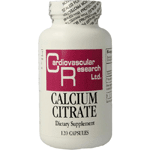 cardio vasc res calcium citraat 165 mg, 120 capsules