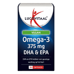 lucovitaal omega 3 375mg epa & dha vegan, 30 capsules
