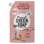 marcel's gr soap showergel argan & oudh navulling, 500 ml