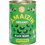 amaizin black beans bio, 400 gram