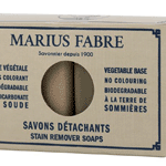marius fabre marseille vlekkenzepen voor donkere en witte was, 2 stuks