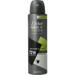 dove deodorant spray men+ care invisible fresh, 150 ml