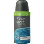 dove deodorant spray men+ care clean comfort, 50 ml