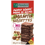 damhert chocoladetablet noten minder suikers, 85 gram