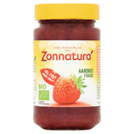 Zonnatura Fruitspread Aardbei 75% Bio, 250 gram