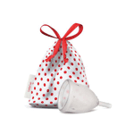 ladycup menstruatiecup transparant maat s 40mm, 1 stuks