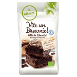 bisson bakmix voor brownies bio, 350 gram