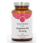 ts choice vitamine d3 25mcg, 360 tabletten