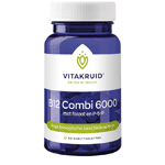 Vitakruid B12 Combi 6000 met Folaat & P-5-p, 60 tabletten