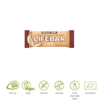 Lifefood Lifebar Carobe Hazelnoot Bio, 47 gram