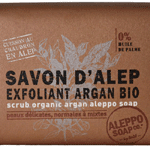 aleppo soap co zeep exfoliant argan bio, 100 gram