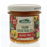 Allos Farm Vegetables Pepper Trio Bio, 135 gram