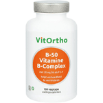 Vitortho B-50 Vitamine B-complex, 100 Veg. capsules