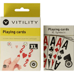 Vitility Speelkaarten Xl, 2 stuks
