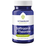 vitakruid saffraan 28 mg (affron) & l-theanine, 30 veg. capsules