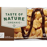taste of nature dark chocolate peanut caramel bio, 40 gram