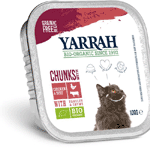 Yarrah Kattenvoer Chunks met Kip en Rund Bio, 100 gram
