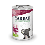Yarrah Hondenvoer Pate met Varkensvlees Bio, 400 gram