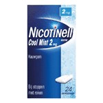 nicotinell kauwgom cool mint 2 mg, 24 stuks