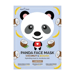 Montagne Panda Sheet Face Mask Coconut & Banana, 1 stuks